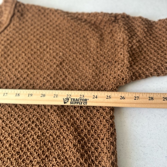Madewell Knit V-neck Brown Sweater Womens Size Large - Picture 7 of 12